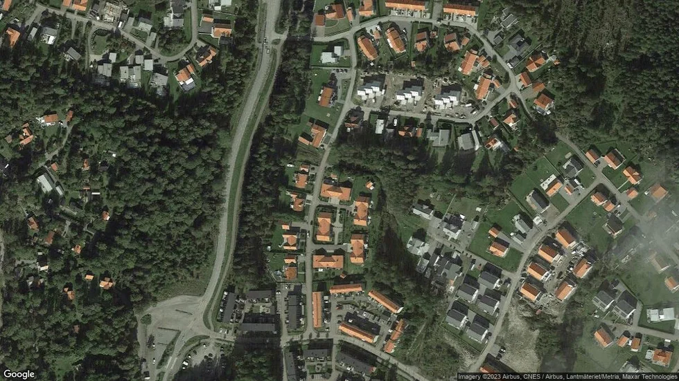 Området kring Korvettvägen 7