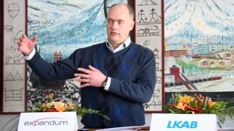 Expandums verkställande direktör, Kjell-Åke Johansson, är glad över de sex miljonerna som LKAB investerar i Gällivares näringsliv.FOTO: Sandra Daniloff
