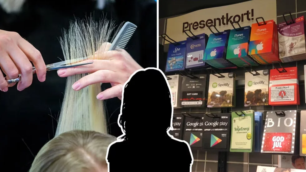 Den dömda kvinnan använde presentkorten på en rad butiker i Västerbotten, däribland i kläd- och inredningsbutiker.