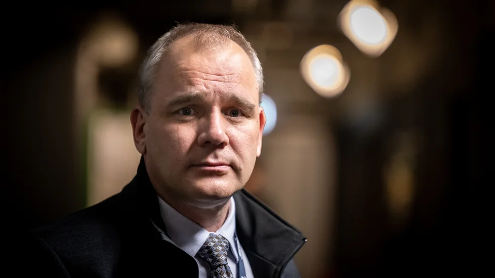 Johan Hemlin, sportchef i SHL, var på plats i Skellefteå när Pea Israelsson hyllades.