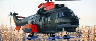 F 21 utan militära helikoptrar när Superpuman försvinner