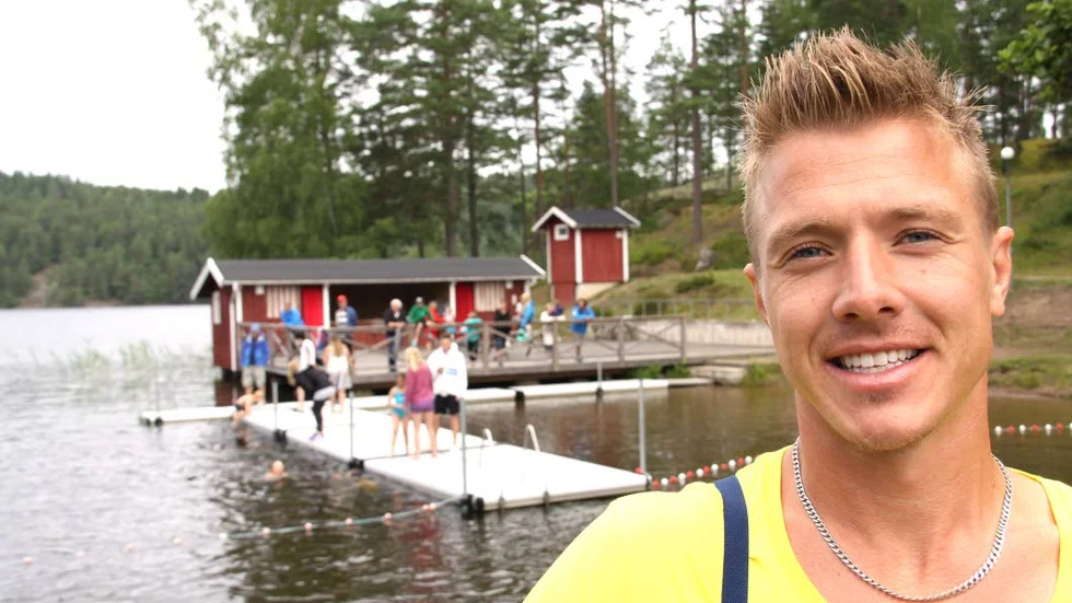 Barnens favorit. Tillsammans med Lovisa Monell arrangerar Pär Johansson Barnens dag på lördag.