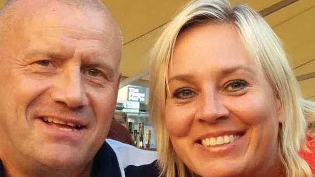 Karin Forsberg Dunn, här med maken Shane ”Internationella juryn” Dunn.