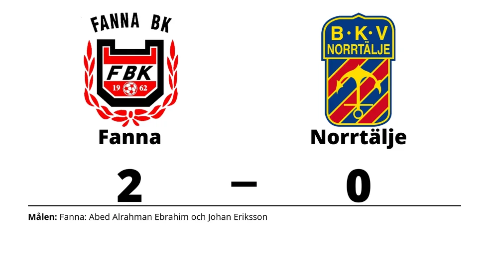Fanna BK vann mot BKV Norrtälje