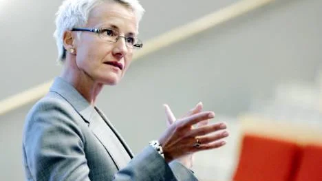 Pia Sandvik Wiklund har slutat som rektor vid Luleå tekniska universitet och flyttat hem till Östersund för att bli länsråd i Jämtland. Nu ska hon förevigas på duk. FOTO: Pär Bäckström