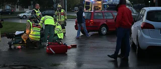 17-åring förd till sjukhus