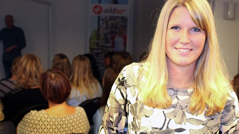 Erika Sandström på  IT-konsultföretaget Sogeti är också samordnare för det kvinnliga nätverket #Addher som firar fem år.