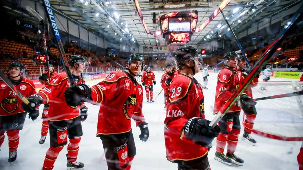 Joonas Jalvanti och Jonas Berglund, Luleå Hockey.