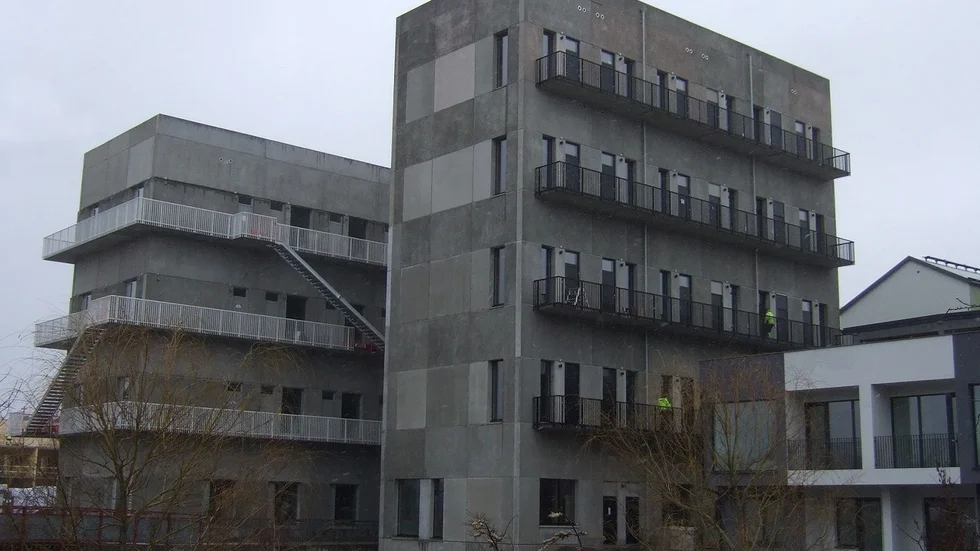 Ett av Vallastadens nya bostadshus tog hem årets Kasper Kalkon-pris.