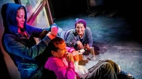 På bilden från vänster: Karin Bengtsson, Linn Bergstam och Mia Ray