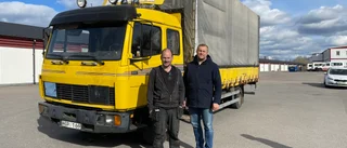 Linköpingsentreprenören körde ner lastbil och lämnade vid gränsen: "Målet är att köra ner en lastbil i veckan"