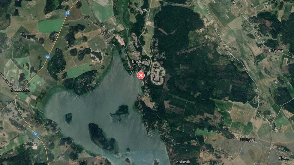 Olyckan ska ha inträffat i närheten av Bredsand.