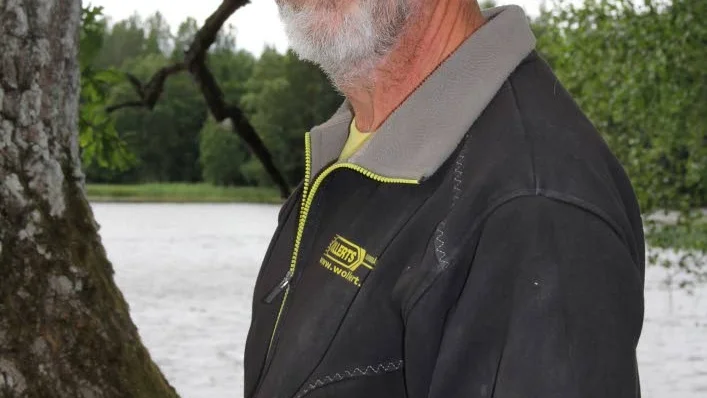 Brinner för älven. Mats Götbring är projektledare för ”Gångstig längs älven” i Mehedeby.