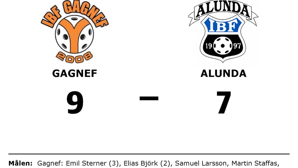 IBF Gagnef vann mot Alunda IBF