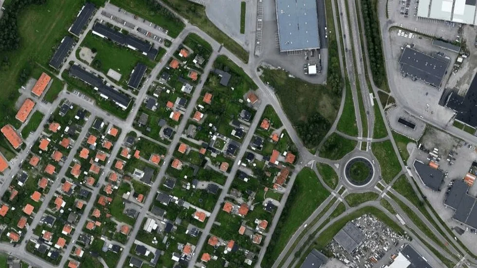 Området kring Valhallagatan 21