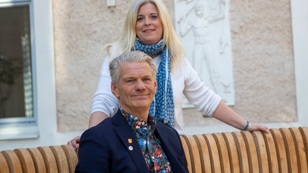 Peter Karlsson och Kristina Carlsson är nummer 1 och 2 på Vadstenamoderaternas lista inför valet i höst.