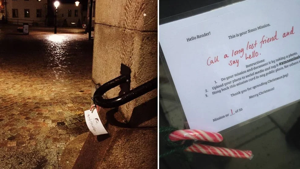 #xmasmission finns på flera olika platser i Uppsala.