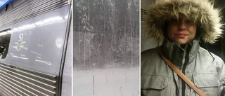 Agnes fast på tåg i ett dygn