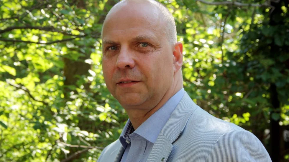 Örjes. Han är ny ordförande för Centerpartiet i Enköping.