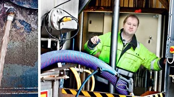 Lennart Nordin vid Kungängens gård.