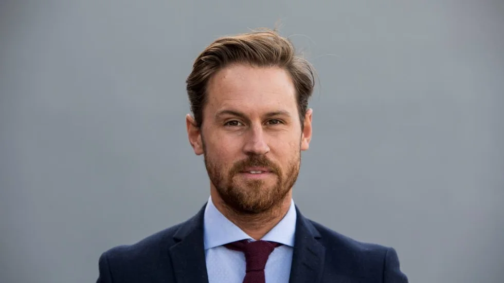 Värvningsansvarig. Almtunas sportchef Tobias Pehrsson.