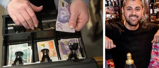 Restaurangen slopar kontanter