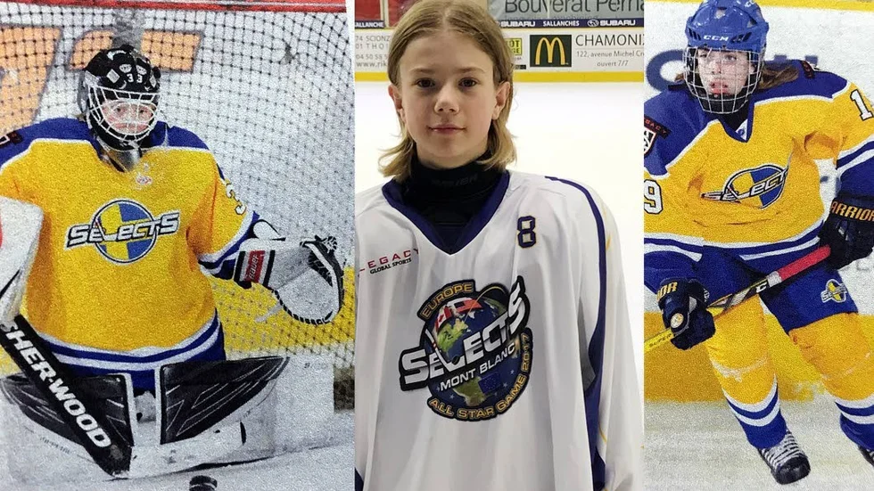 Starka insatser. Elias Fagerström, Tim Almgren och Leo Krantz är hemma efter hockeyäventyret i Frankrike.