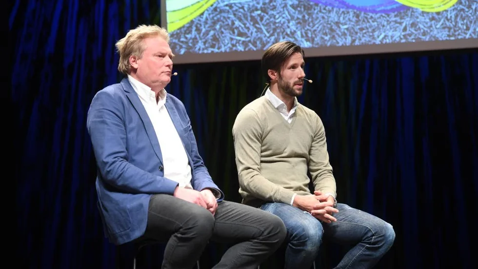 Besök. Göteborgsduon under den allsvenska upptaktsträffen i Uppsala.