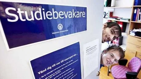 Studiebevakare
David Larsson och Gustav Sundqvist ( glasögon )