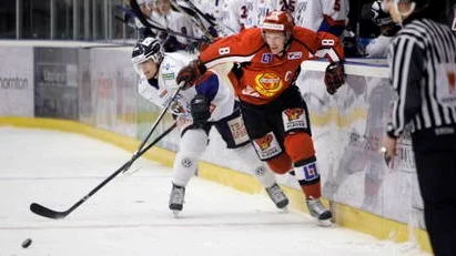 ishockey Almtuna - Bofors, nr 8 Joachim Gellerstedt