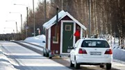 Bastuvagn på väg. Den rullande hyrbastun har fyllt ett tomrum.