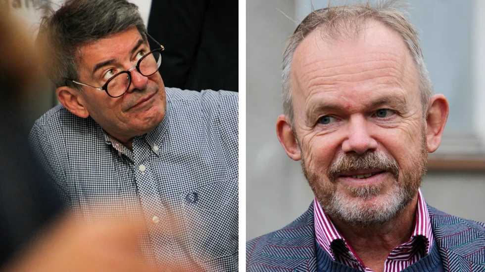 Michael Cocozza (LL) och Gustav Appelberg (L) i öppet gräl i fullmäktige.
