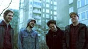 Olle Dahlstedt, Patrik Thorngren, Patrik Wirén och Uffe Cederlund i Alpha Safari släpper sitt debutalbum 18 augusti.