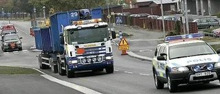 Sprängmedel eskorterades genom Uppland