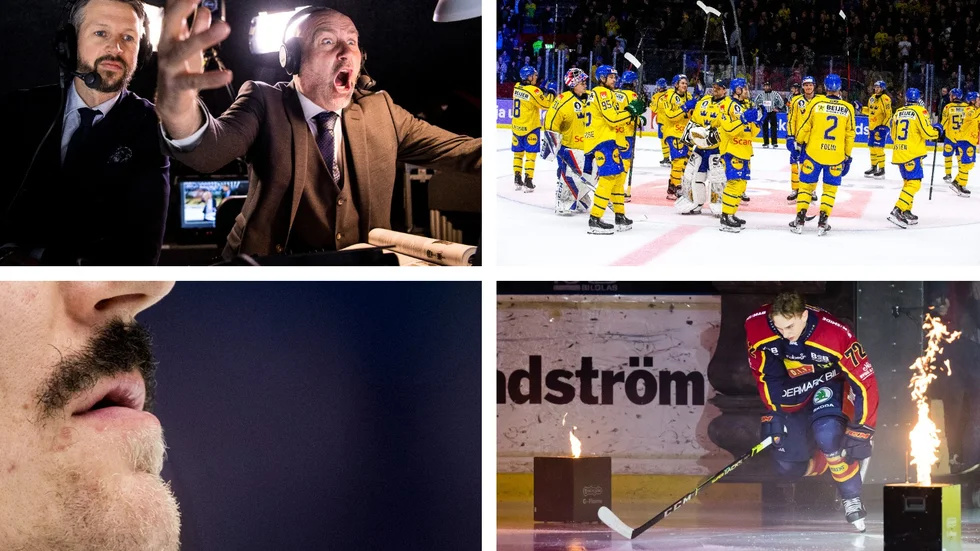 Rickard Wallin, Tre Kronor, hockeyspelarmustasch och William Eklund.