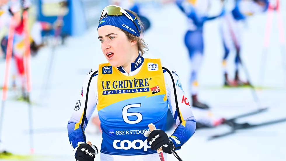 Ebba Andersson, Piteå Elit, bryter Tour de Ski. (Arkivbild)