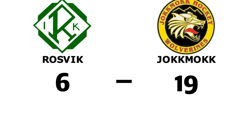 Rosvik IK förlorade mot Jokkmokks HF
