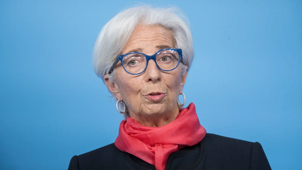 Ett oväntat högt inflationstryck i eurozonen kan pressa ECB och chefen Christine Lagarde att snabba på planerade åtstramningar av pandemistimulanser. Arkivbild
