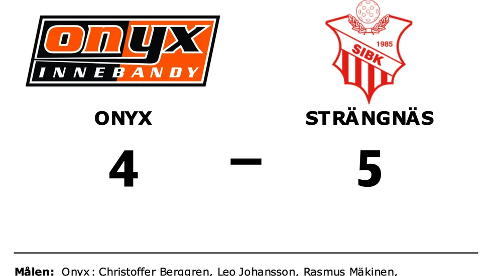 Onyx IBK förlorade mot Strängnäs IBK