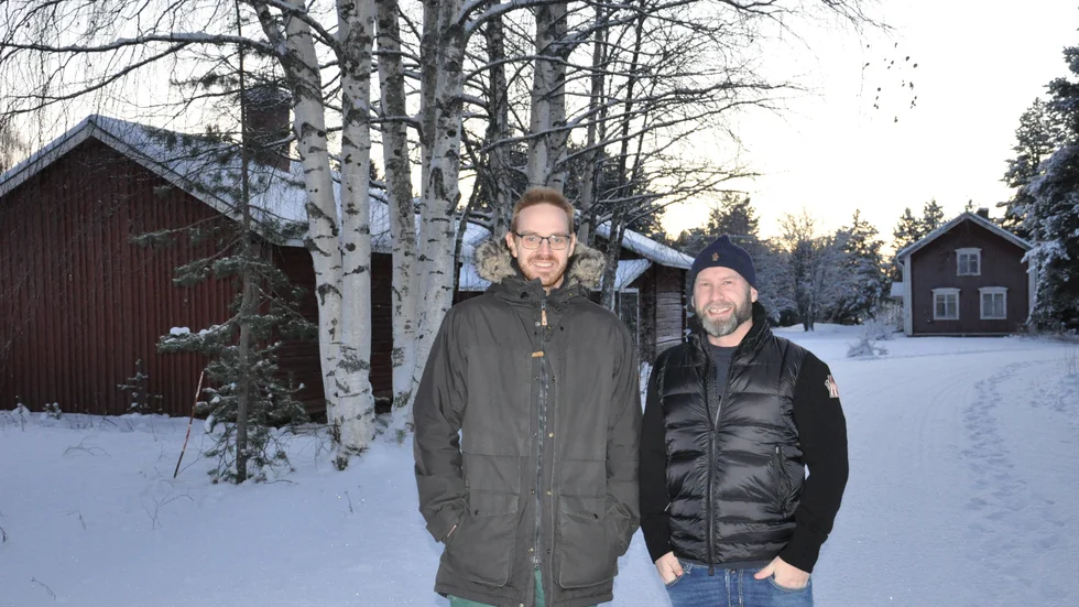 Jesper Eman, vd för Centropy, och Fredrik Högberg, ägare och vd för More industries.