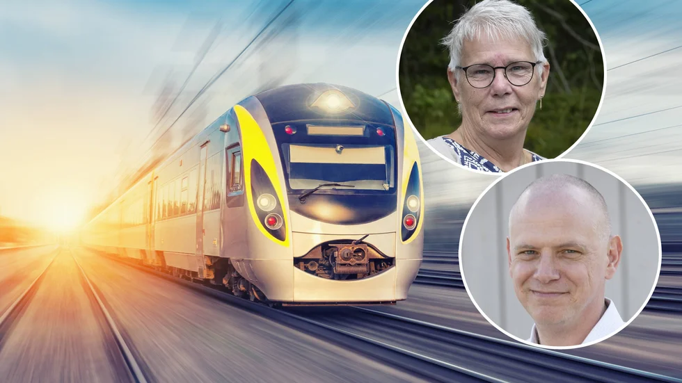 Ostlänken kan tas i trafik innan hela sträckan är klar. Det glädjer S-politikerna Monica Johansson och Urban Granström.