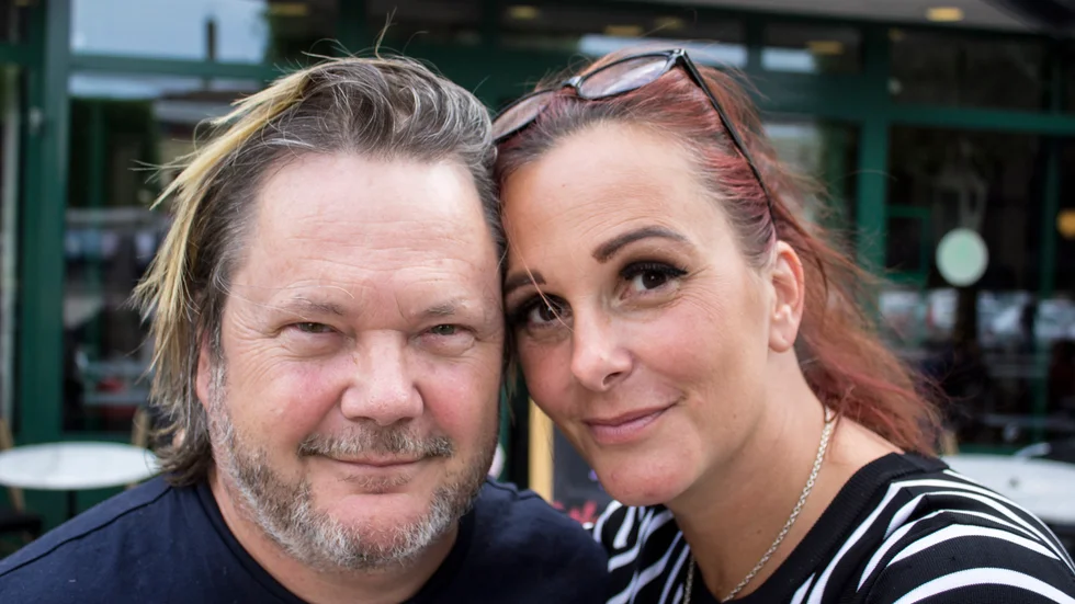 Tommy Ekman och Madelene Ekman när de bodde i Åtvidaberg. (Arkiv) 