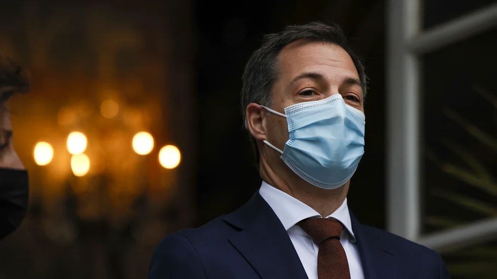 Belgiens premiärminister Alexander De Croo inför nya coronarestriktioner med anledning av den växande smittspridningen. Arkivfoto.