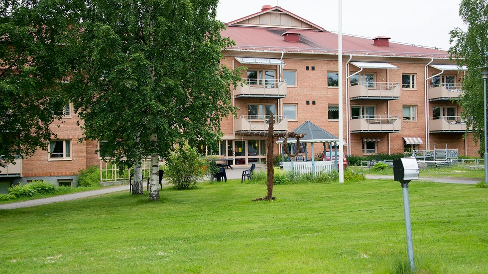Ökad utevistelse. Omsorgsboendet Ringelsta kan få bättre utemiljö. Foto: Foto: GÖRAN WESTERLUND.