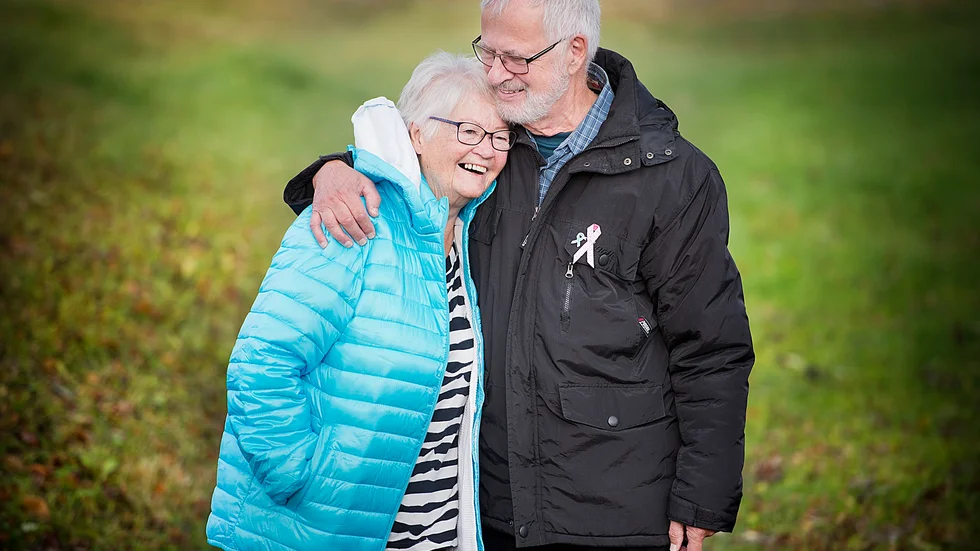 Lång kärlek. Gun och Gunnar Gran har varit ett par i större delen av sina liv. I 61 år har de varit gifta. Foto: Lars Eriksson.