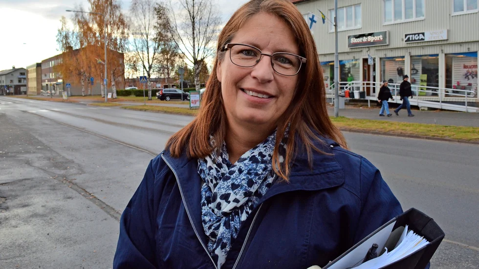 Inger Johansson, beredskapssamordnare på Norsjö kommun. Foto: Lennart Enkvist.