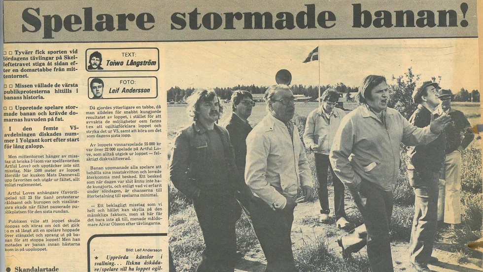 Klipp från Norran i juni 1981.