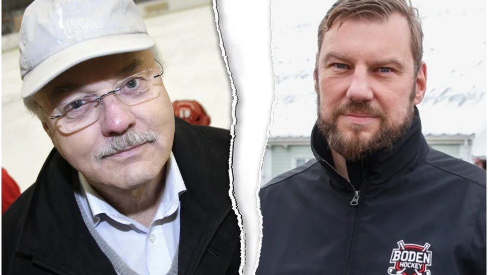 Ove Marklund, vice ordförande i Piteå Hockey, och Thomas Regemalm, ordförande i Boden Hockey har olika syn på den sittande styrelsen i Hockeyettan. 