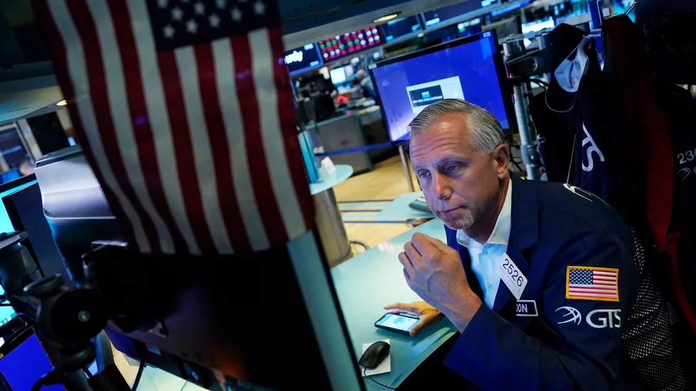Investerare på New York-börsen. Arkivbild.