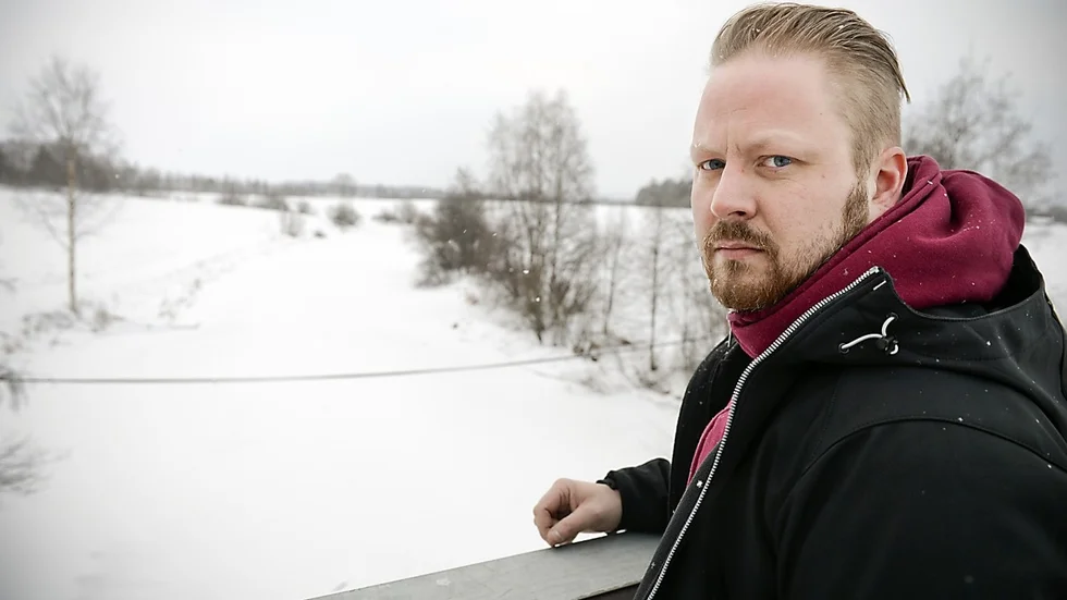 Anders Öhlund vill inte ha någon torvtäkt vid Fisktjärnliden. Foto: Leif Andersson.